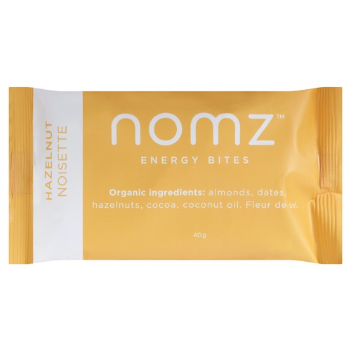 Nomz Gluten-Free Organic Energy Bites Hazelnut 40 g
