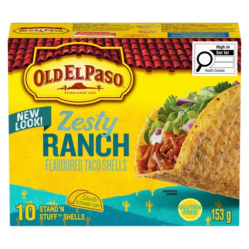 Old El Paso Hard Taco Shells Stand n' Stuff Ranch Blasted 153 g