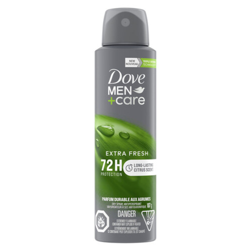 Dove Men+Care Dry Spray Antiperspirant Extra Fresh Deodorant 107 g
