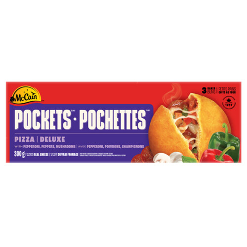 McCain Pizza Pockets Deluxe 3 x 100g