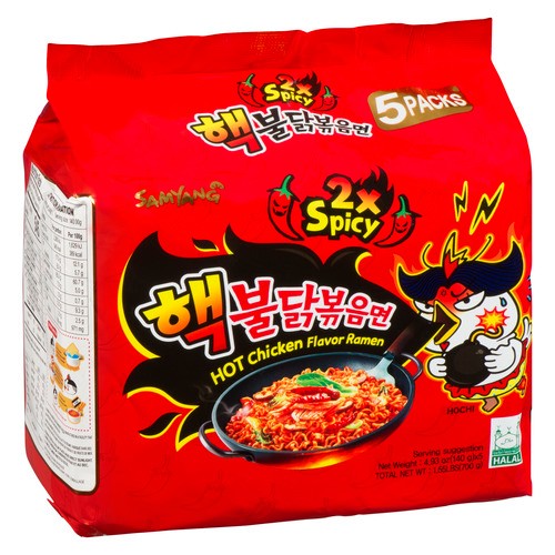 Samyang 2x Spicy Chicken Noodles 5 x 140 g