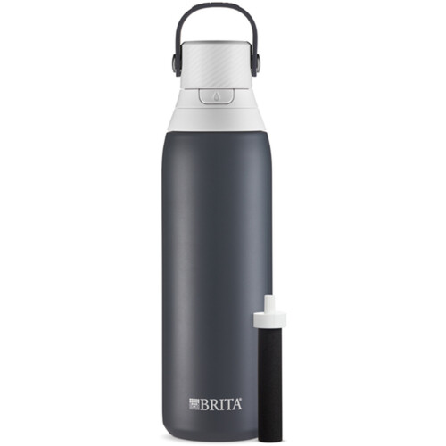 Brita Stainless Steel Water Bottle with Filter Carbon 591 ml