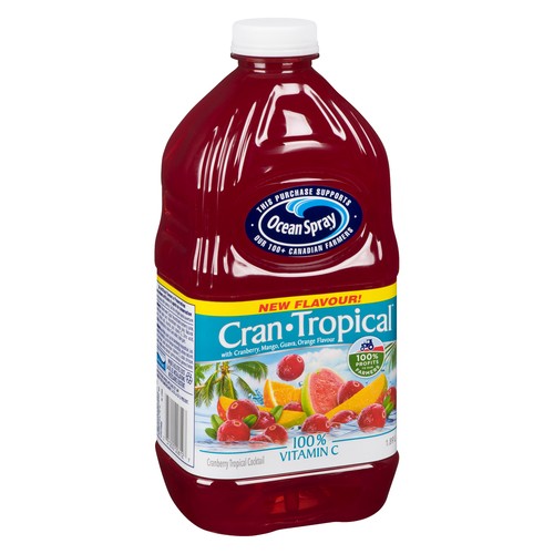 Ocean Spray Juice Cocktail Cranberry Tropical 1.89 L (bottle)