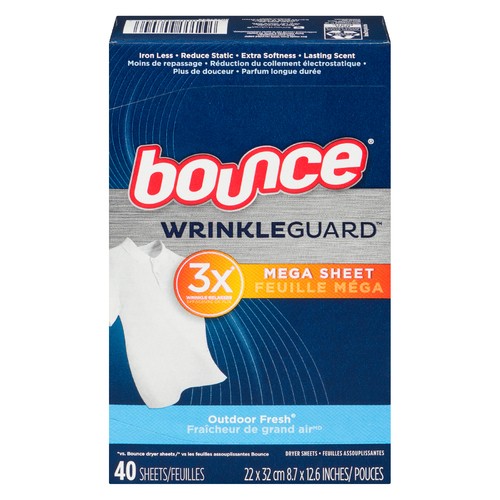 Bounce Fabric Softener Sheets Outdoor Fresh 40 Count