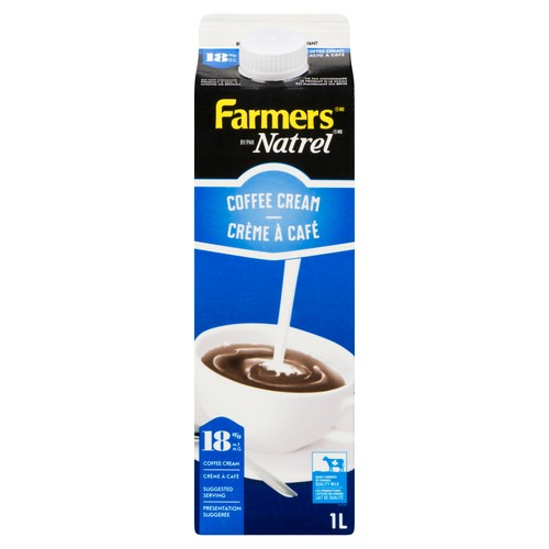 Farmers 18% Coffee Cream 1 L
