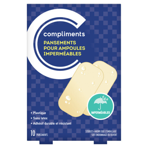 Compliments Blister Bandages Waterproof 10 EA