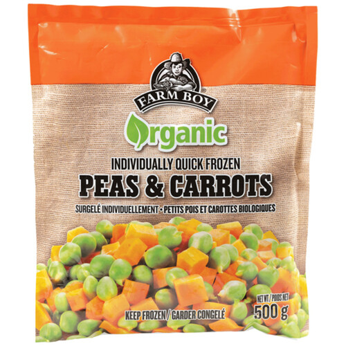 Farm Boy Organic Peas & Carrots 500 g (frozen)