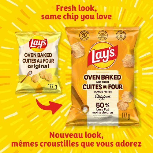 Lay's Oven Baked Potato Chips Original 177 g