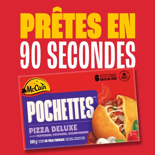 McCain Pizza Pochettes deluxe 6 x 100 g