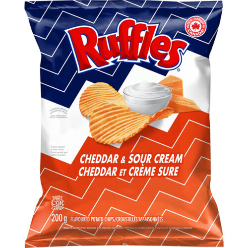 Ruffles Potato Chips Cheddar And Sour Cream 200 g