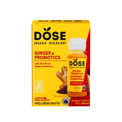 Dose Organic Digestion Shot Apple Cider Vinegar 4 x 60 ml