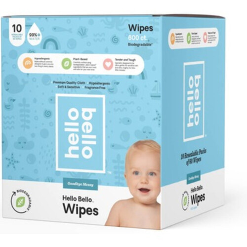 Hello Bello Baby Wipes 600 Count