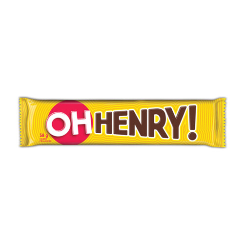 Oh Henry! Chocolatey Full Size Candy Bar 58 g