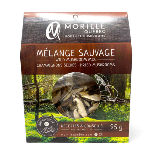 Morille Québec Dried Mushroom Wild Forest Mix 95 g