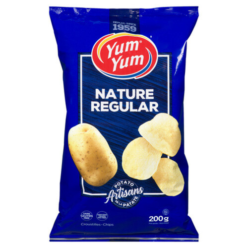 Yum Yum Potato Chips  Nature  200 g