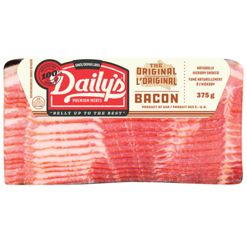 Daily's Bacon The Original Naturally Hickory Smoked 375 g