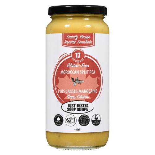 Just Soup Gluten-Free Soup Moroccan Split Pea 480 ml