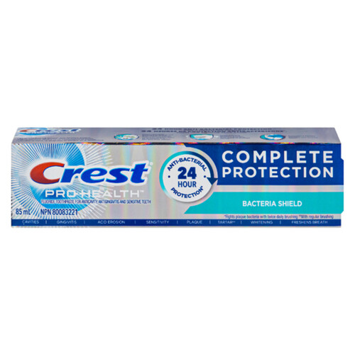 Crest Pro-Health Toothpaste Complete Protection Bacteria Shield 85 ml