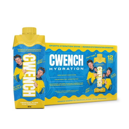 Cwench Sports Hydration Drink Tropical Flow 500 ml