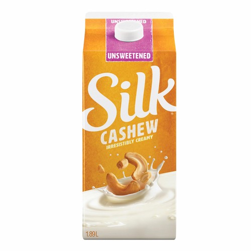 Silk Dairy-Free Unsweetened Milk Alternative Original Creamy Cashew 1.89 L