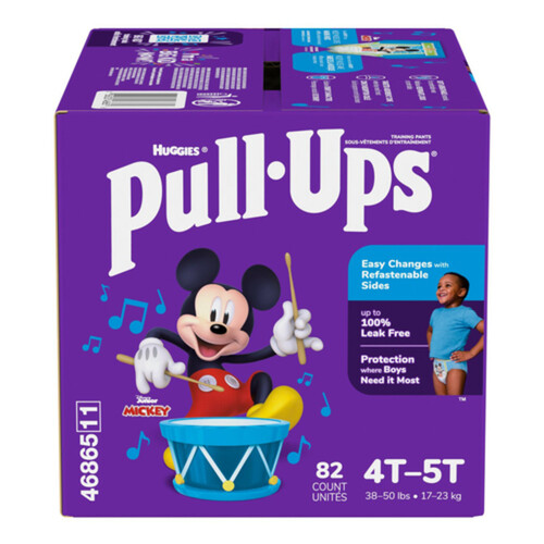 Huggies Pull-Ups Boys' Potty Training Pants 4T-5T 82 Count