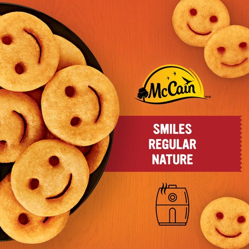 McCain Frozen Smiles Face Fries 650 g