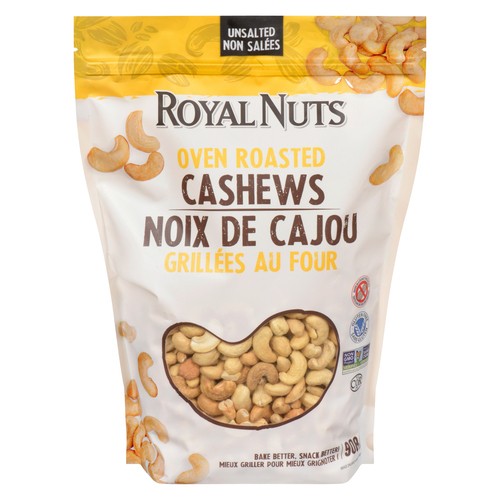 Royal Nuts Oven Roasted Unsalted Cashews 908 g