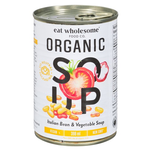 Eat Wholesome Organic Canned Soup Bean & Vegetable 398 ml