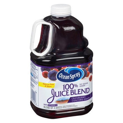 Ocean Spray 100% Juice Cranberry & Concord Grape 3 L