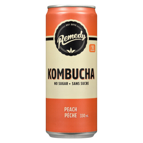 Remedy Drinks Organic Kombucha Peach 330 ml (can)