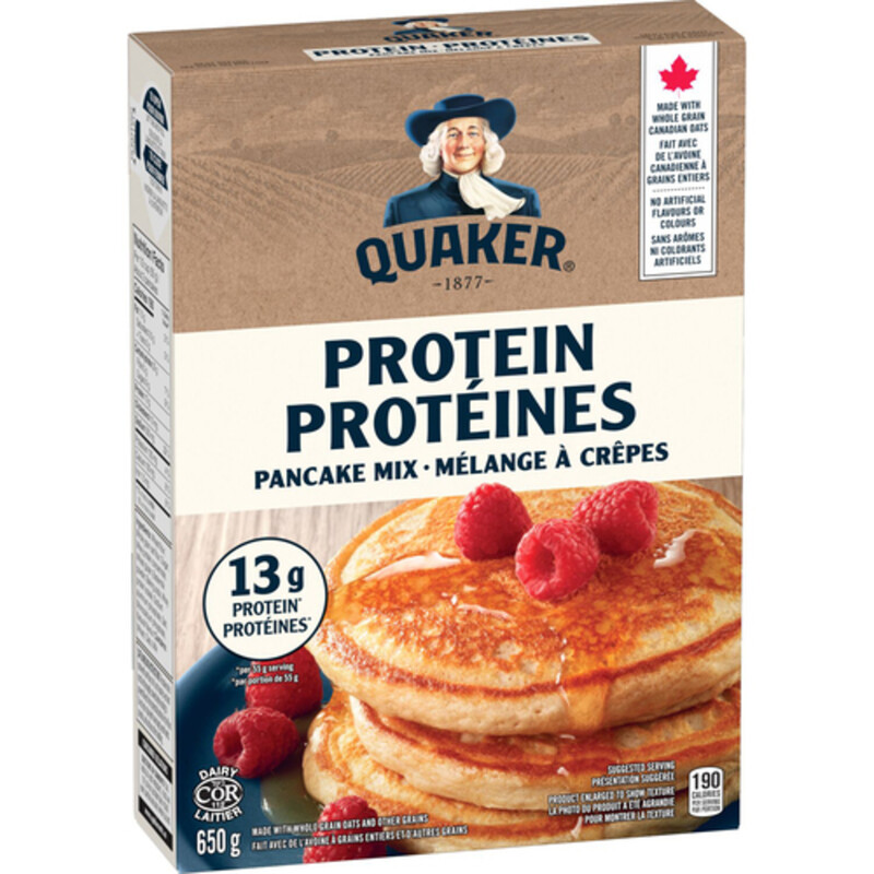 Quaker Protein Pancake Mix 650 g Voilà Online Groceries & Offers
