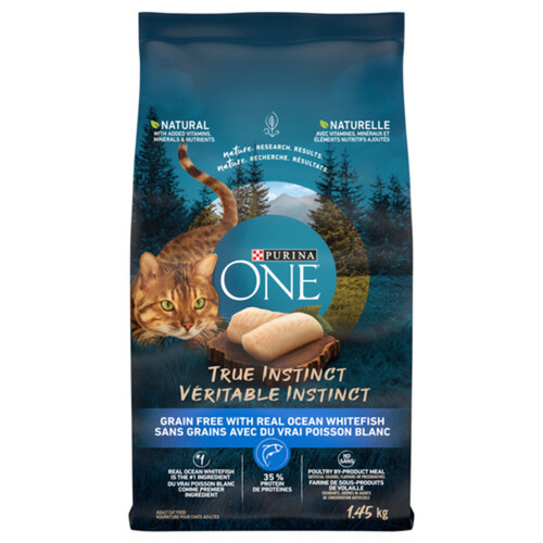 Purina ONE Grain-Free Dry Cat Food True Instinct Ocean Whitefish 1.45 kg