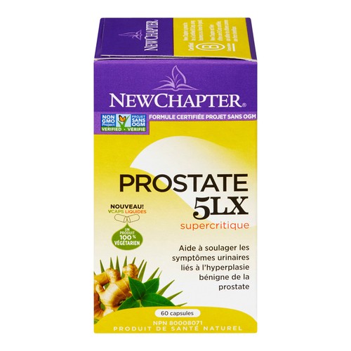 New Chapter Supplements Prostate 5LX Liquid Capsules Nutritional 60 EA