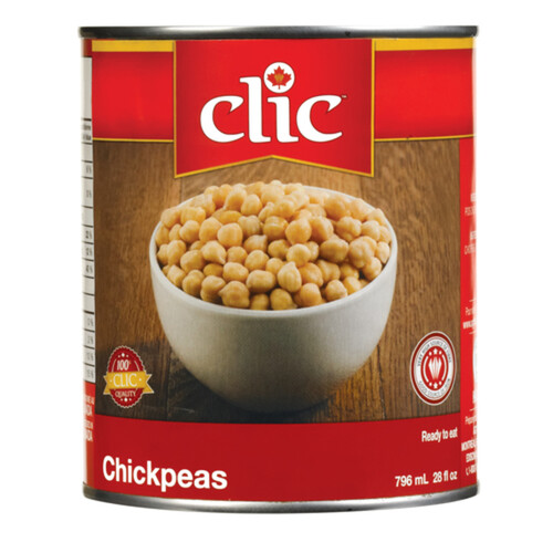 Clic Chick Peas Canned 796 ml