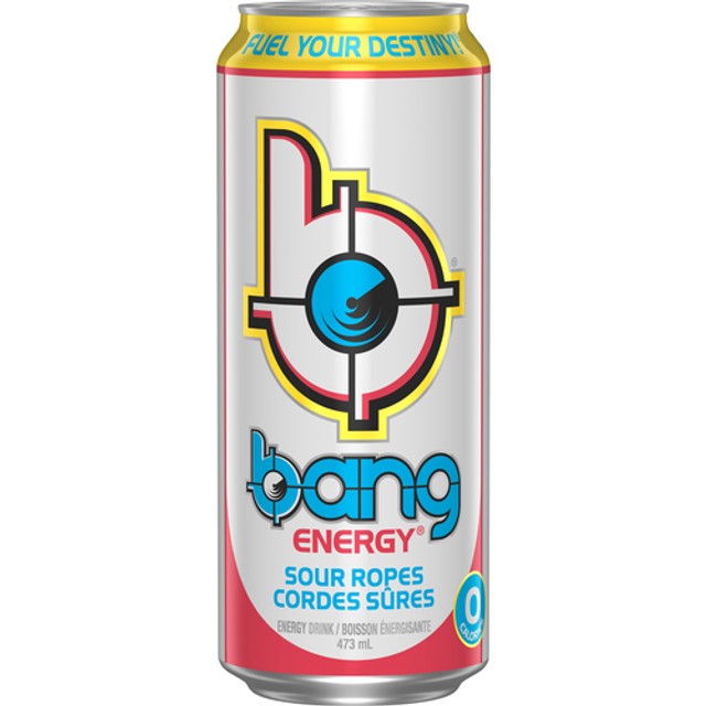 Bang Energy Drink Sour Ropes 473 ml (can) - Voilà Online Groceries & Offers