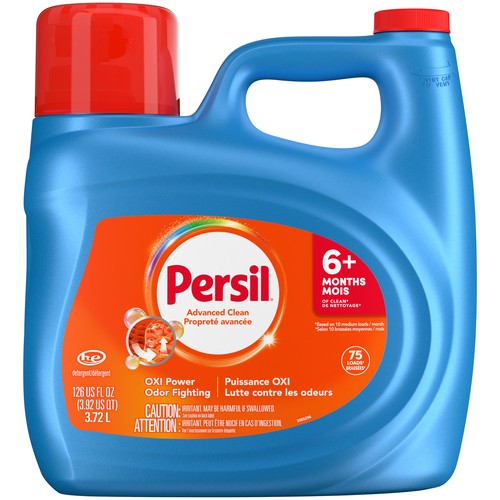 Persil Liquid Laundry Detergent Advanced Clean 3.72 L