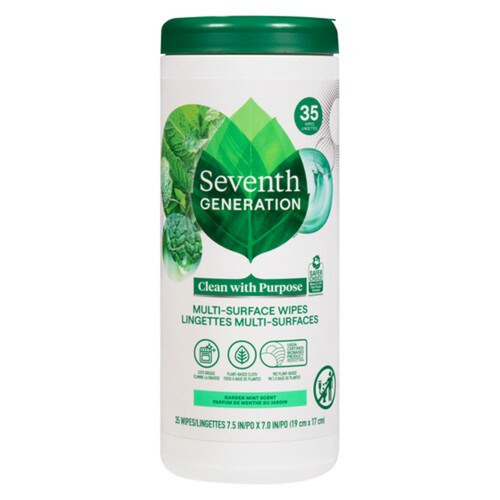 Seventh Generation Wipe Mint 35 Count