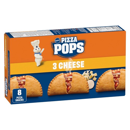 Pillsbury Pizza Pops Frozen Pizza Snacks 3 Cheese Flavour 760 g