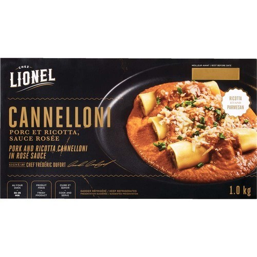 Lionel Cannelloni Pork And Ricotta Cannelloni In Rose Sauce 1 kg
