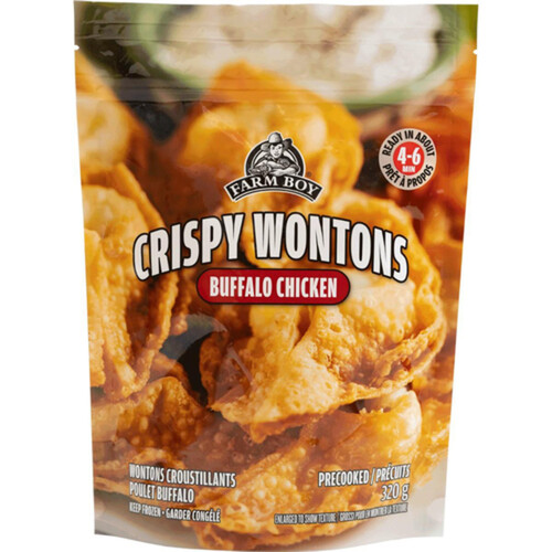 Farm Boy Frozen Crispy Wontons Buffalo Chicken 320 g