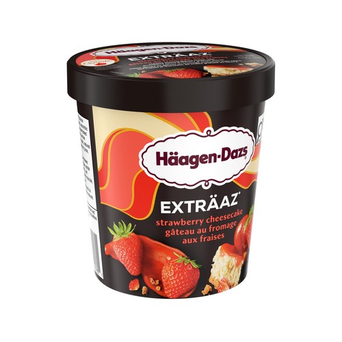 Haagen-Dazs Extraaz Ice Cream Strawberry Cheesecake 450 ml
