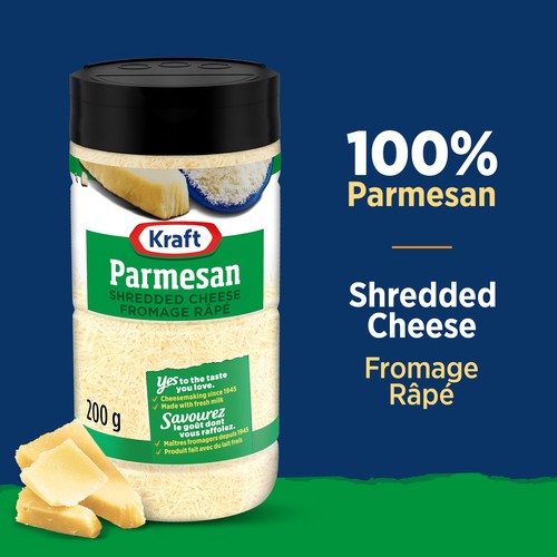 Kraft 100% Shredded Cheese Parmesan 200 g