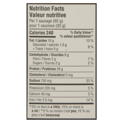 Field Roast Plant-Based Sausages Spicy Mexican Chipotle 368 g