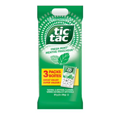 Tic Tac Mints Fresh Mint 3 x 29 g