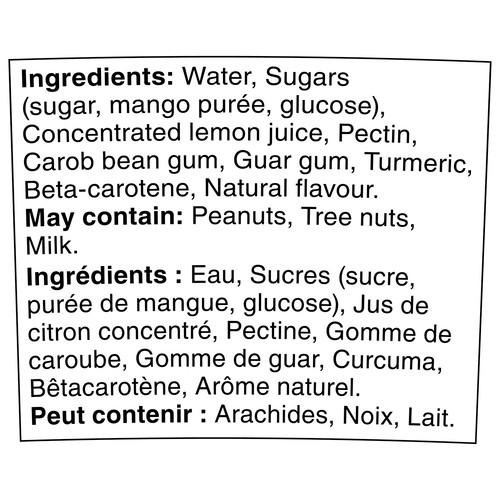 Del Monte Sorbet Tropical Mango 946 ml