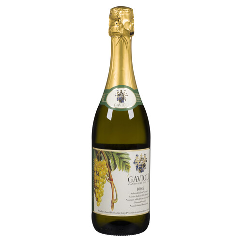 Gavioli Sparkling White Grape Juice 750 ml (bottle)