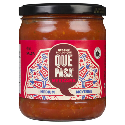 Que Pasa Organic Salsa Mexicana Medium 420 ml