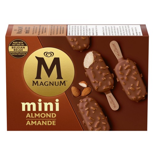 Magnum Mini Ice Cream Bar Almond 4 x 55 ml