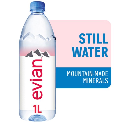 Evian Natural Spring Water 1 L (bottle)
