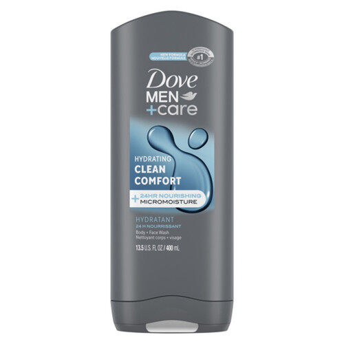 Dove Hydrating Clean Comfort Body And Face Wash 400 ml